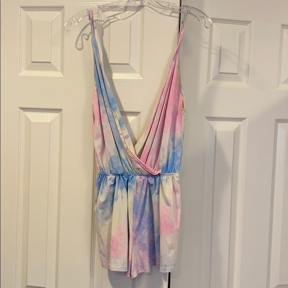 Tie dye romper